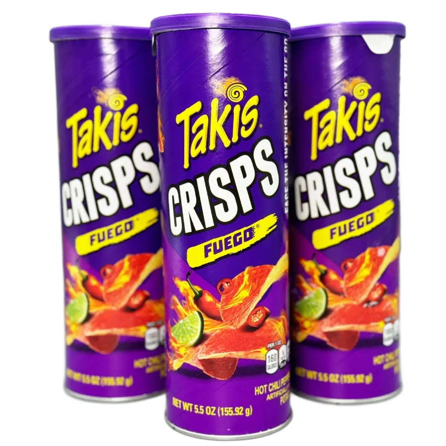 چیپس تاکیز فوئگو 156 گرم قوطی